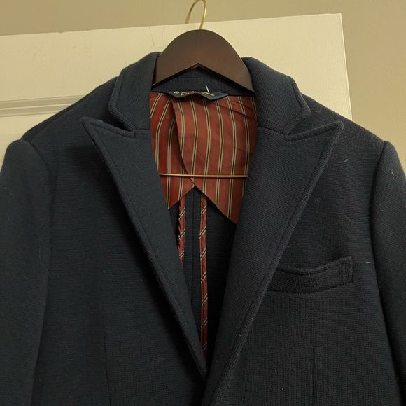 NWOT Brooks Brothers Navy Blue 100% Merino Wool Blazer Size S - Picture 14 of 16